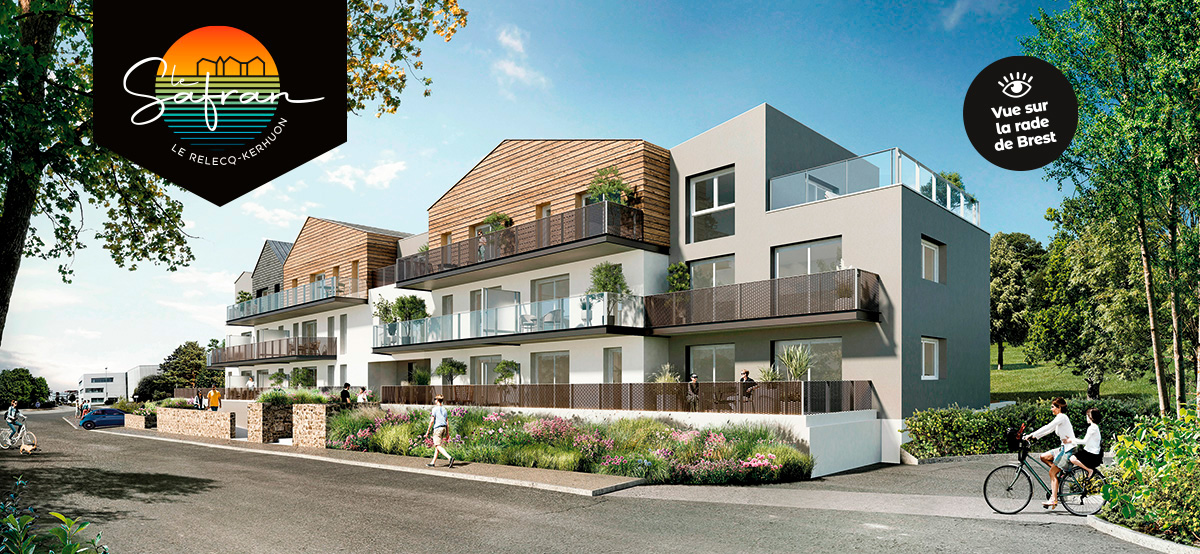 Le Safran, programme immobilier neuf au Relecq-Kerhuon (Brest)