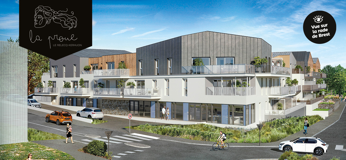La Proue, programme immobilier neuf au Relecq-Kerhuon (Brest)